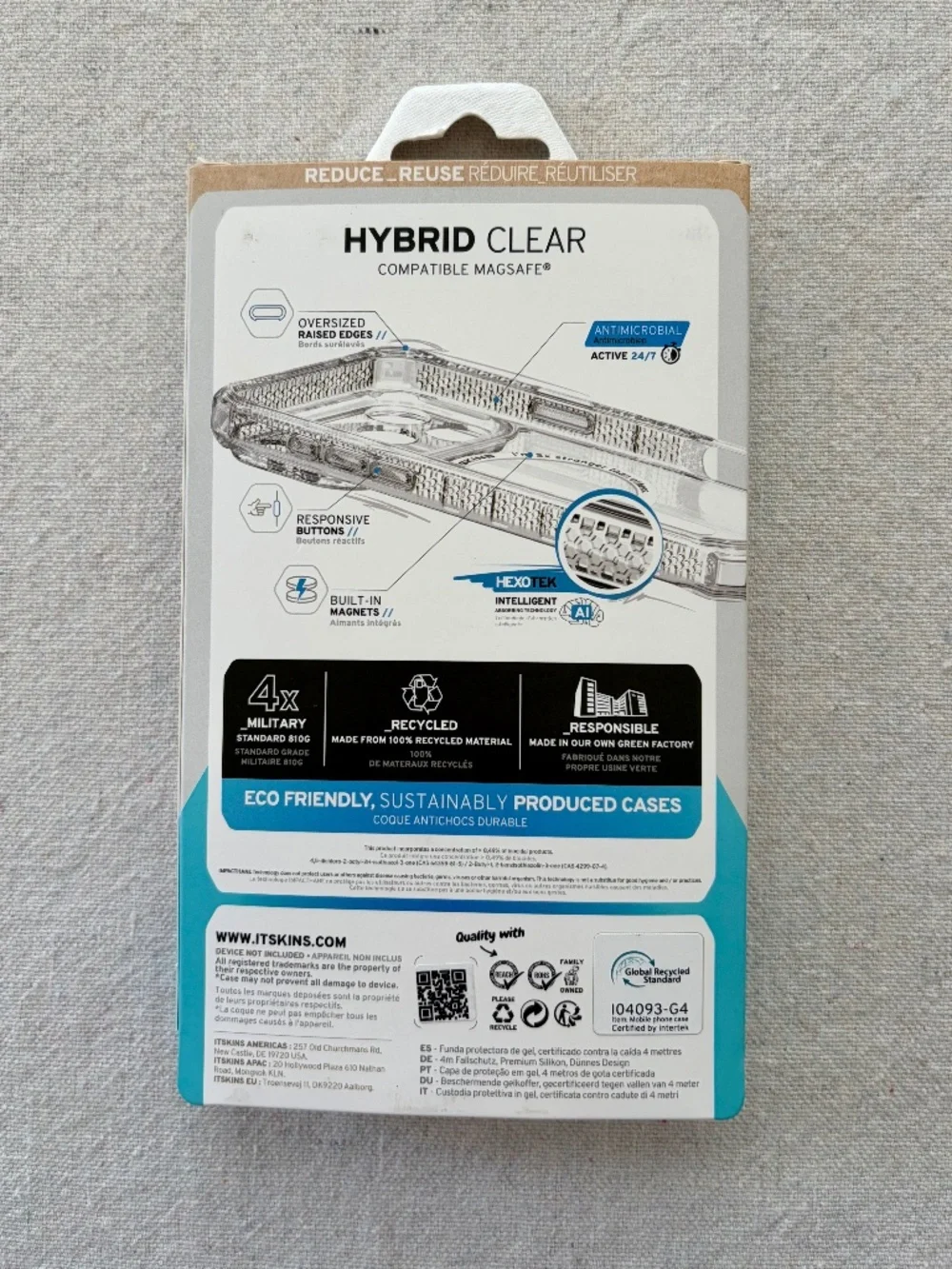 iPhone Air (17) IT Skins Hybrid Clear heavy-duty phone case